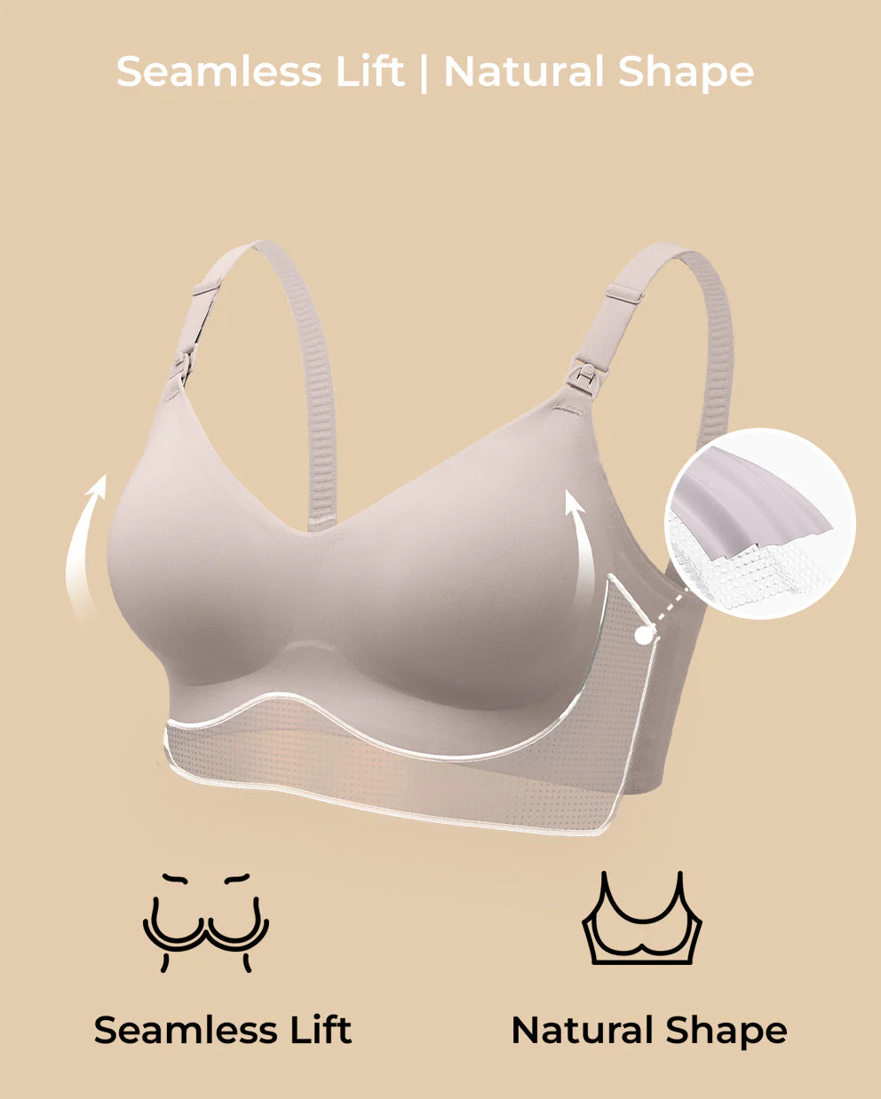 SMOOTH - Soutien-gorge ultra doux et Omni pour la maternité et l'allaitement - Couleur best-seller - Image 16