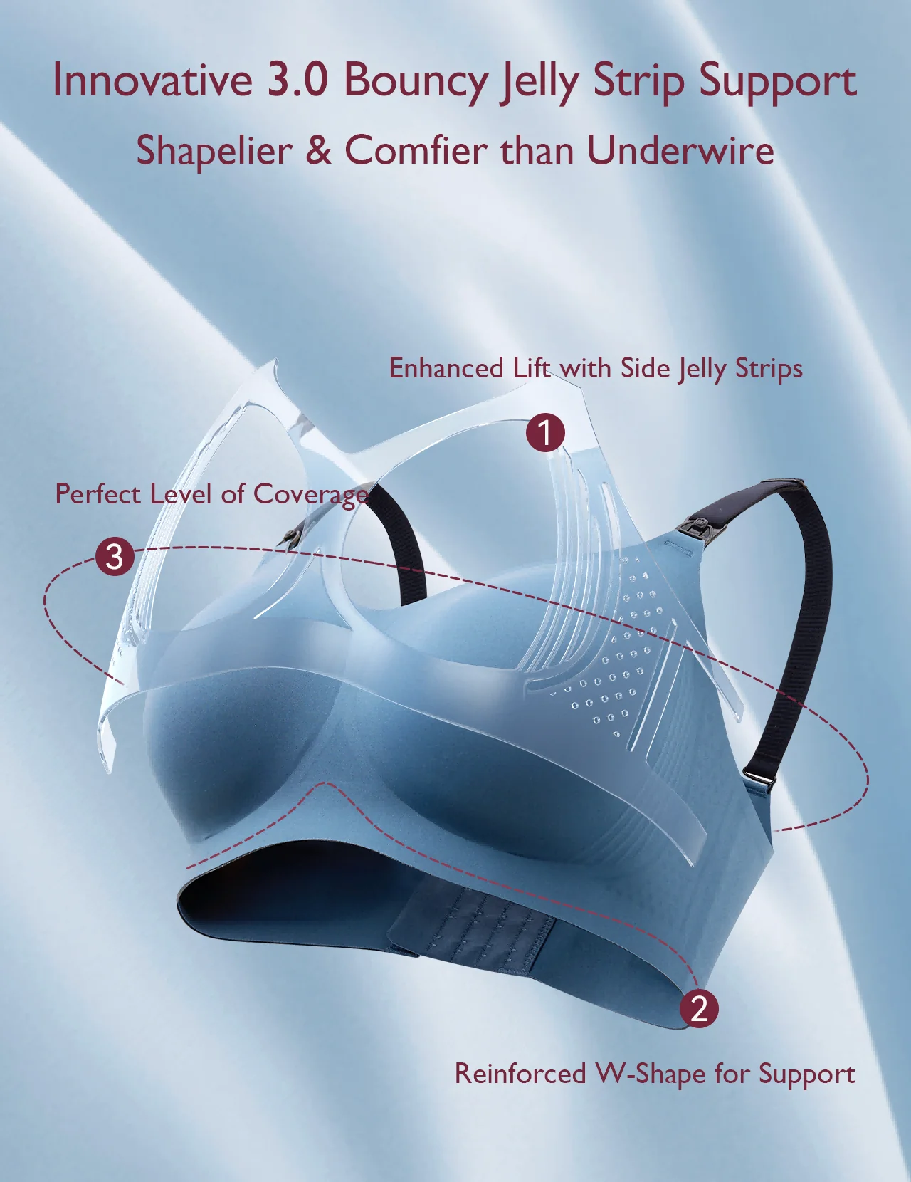 Stylish - V Jelly Strip Lift Soutien-gorge d'allaitement - Image 10