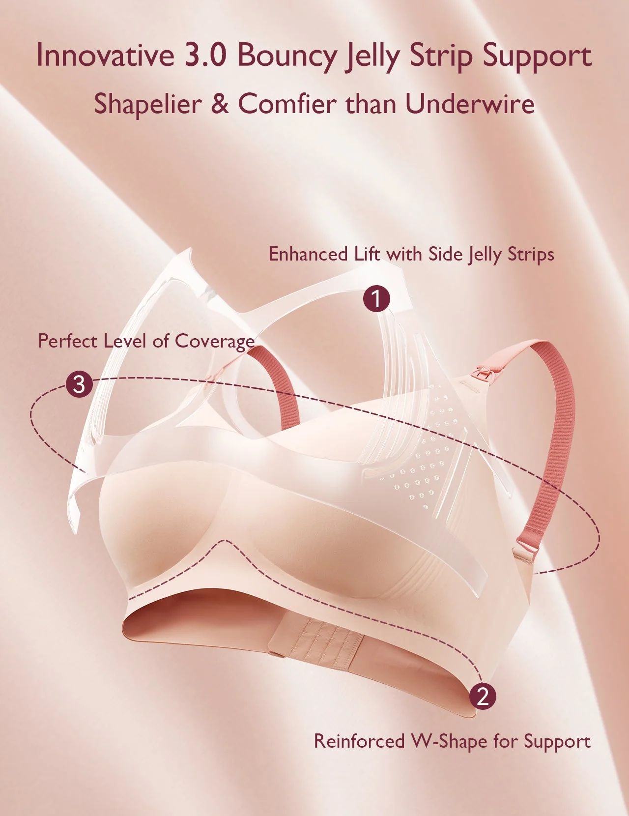Stylish - V Jelly Strip Lift Soutien-gorge d'allaitement - Image 16