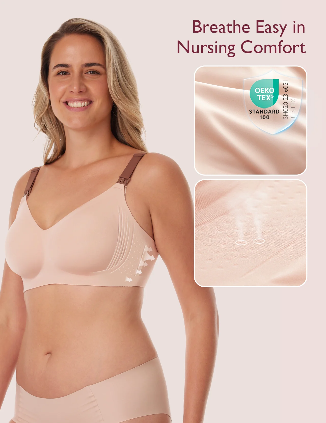 Stylish - V Jelly Strip Lift Soutien-gorge d'allaitement - Image 5