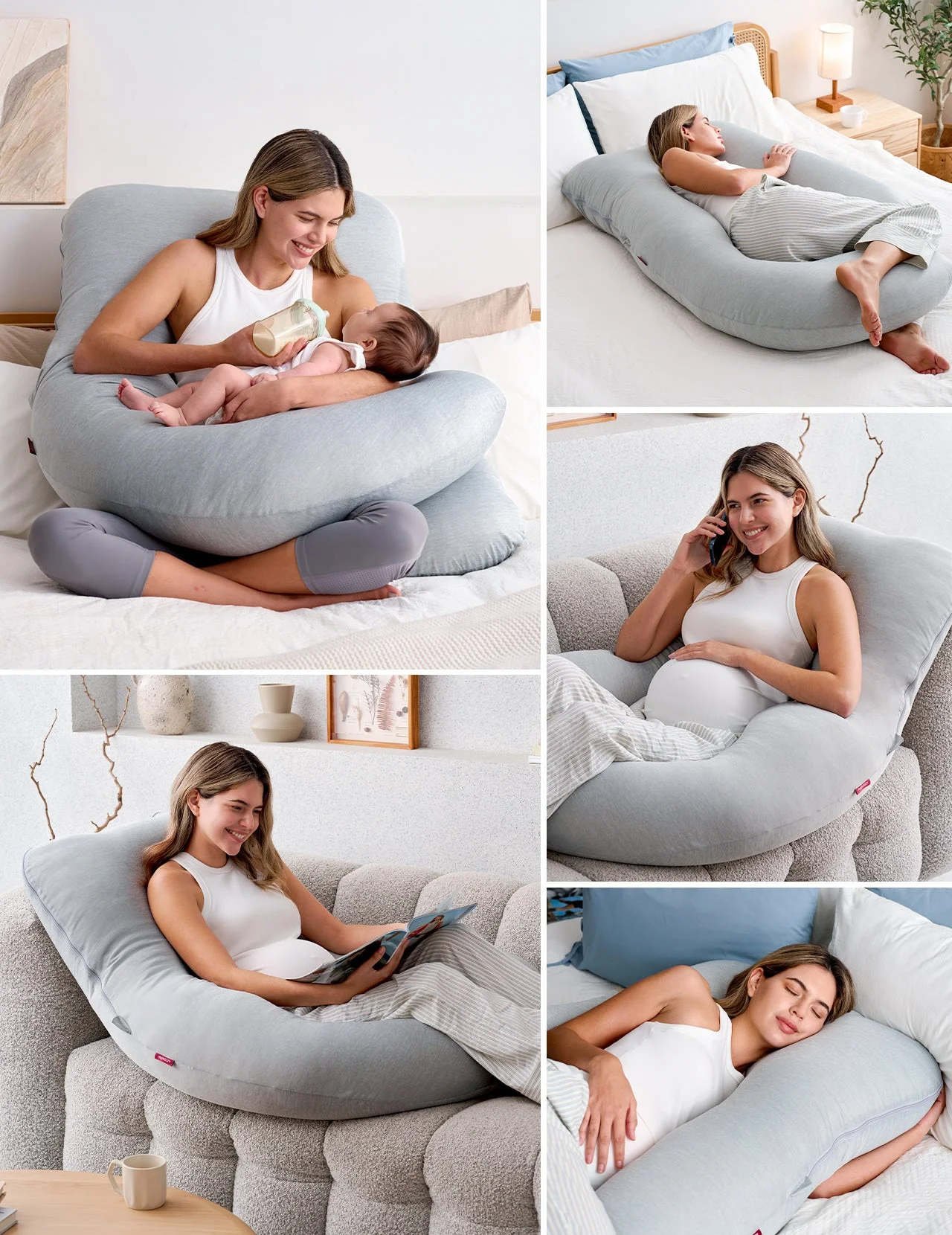 Huggable - Coussin de maternité en forme de U - Image 15