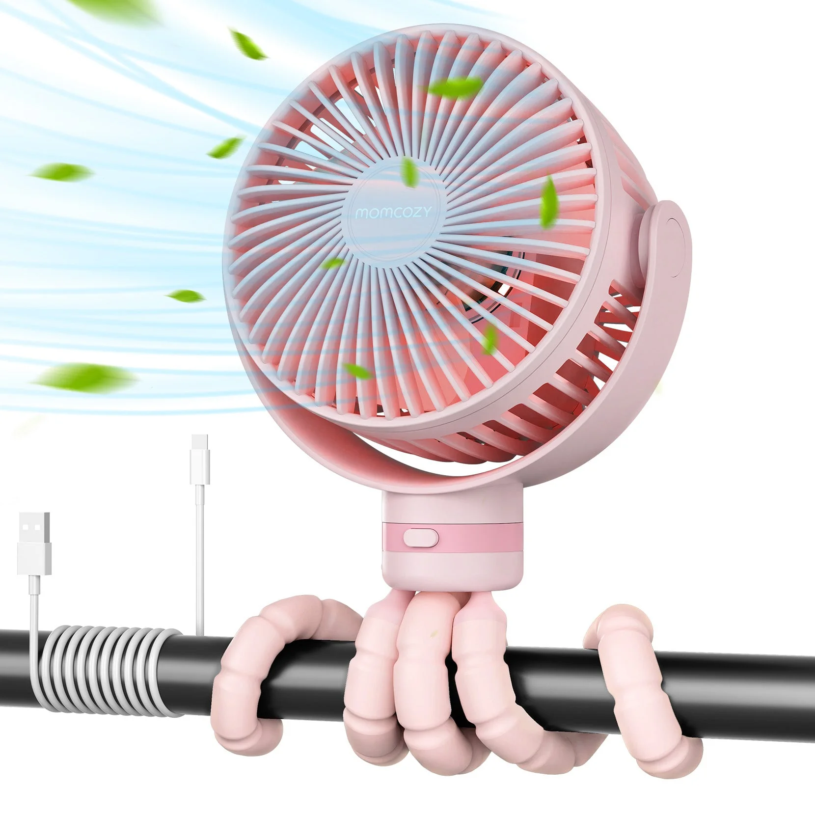 Ventilateur de poche USB rechargeable pour le voyage - Image 23